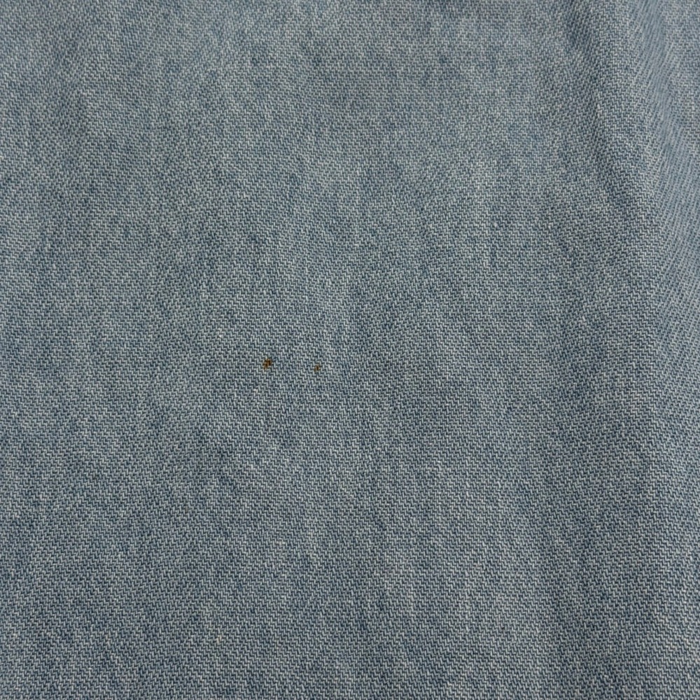True Fan Michigan Wolverines Denim Shirt Mens XXXL Light Wash Cotton Button Down - Picture 9 of 9